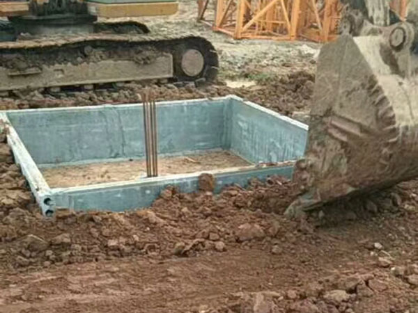 裝配式住房承臺，墻板做承臺