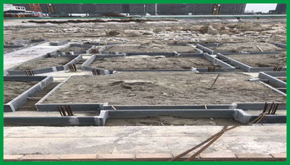 承臺(tái)陶?？招陌?工地磚胎膜用墻板